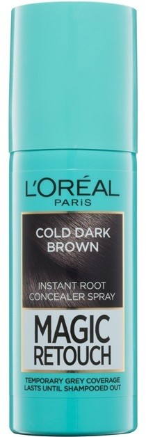 L’Oréal Paris Magic Retouch spray a lenövések azonnali elfedéséhez árnyalat Cold Dark Brown 75 ml