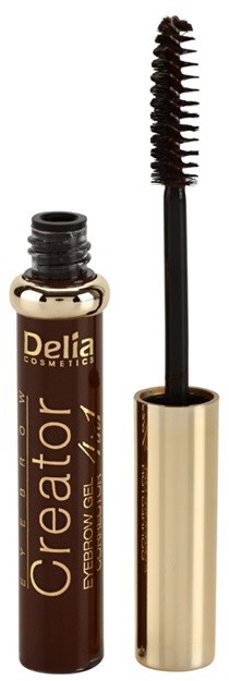 Delia Cosmetics Creator szemöldökzselé 4 in 1 árnyalat Brown 7 ml
