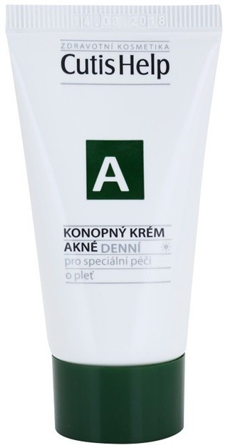 CutisHelp Health Care A - Acne kenderes nappali krém problémás és pattanásos bőrre  30 ml