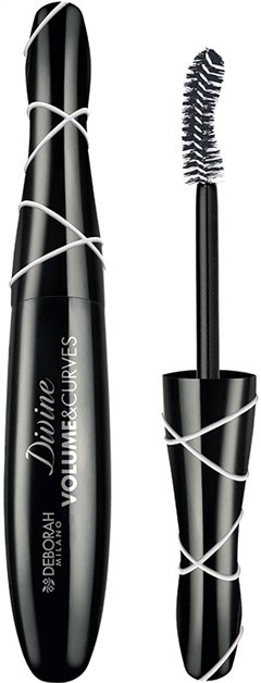Deborah Milano Divine dúsító és göndörítő szempillaspirál árnyalat Black 10 ml