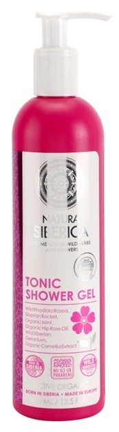 Natura Siberica Active Organics tonizáló tusfürdő gél  400 ml