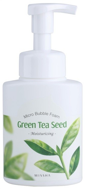 Missha Green Tea Seed hidratáló tisztító hab mikro buborékokkal  250 ml
