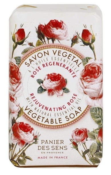 Panier des Sens Rose regeneráló növényi szappan  150 g