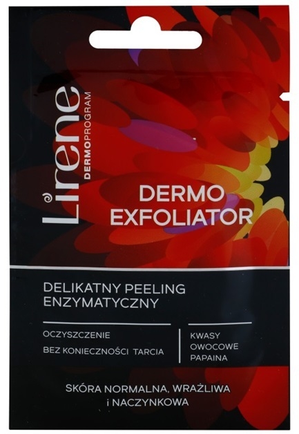 Lirene Masks and Peeling gyengéd enzimatikus peeling Érzékeny, bőrpírra hajlamos bőrre  8 ml