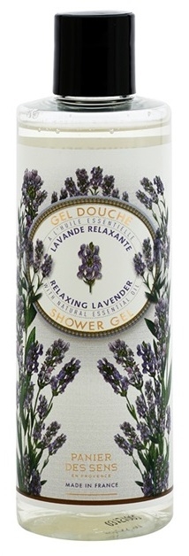 Panier des Sens Lavender relaxáló tusfürdő gél  250 ml