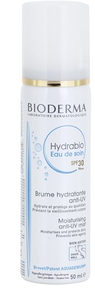 Bioderma Hydrabio Eau de Soin hidratáló és védő permet SPF 30  50 ml