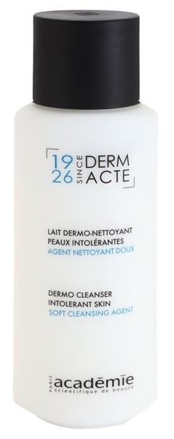 Academie Derm Acte Intolerant Skin könnyű állagú tisztítótej az arcra és a szemekre  250 ml