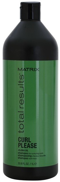 Matrix Total Results Curl Please sampon hullámos hajra  1000 ml