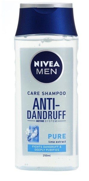 Nivea Men Pure korpásodás elleni sampon normál és zsíros hajra  250 ml