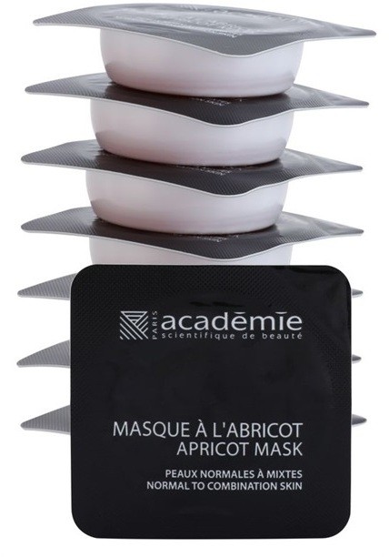 Academie Normal to Combination Skin élénkítő sárgabarackos maszk  8 x 10 ml