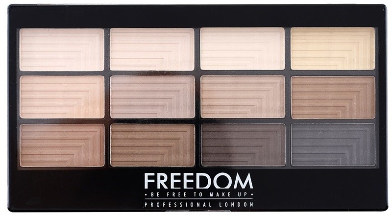 Freedom Pro 12 Audacious Mattes szemhéjfesték paletták applikátorral  12 g