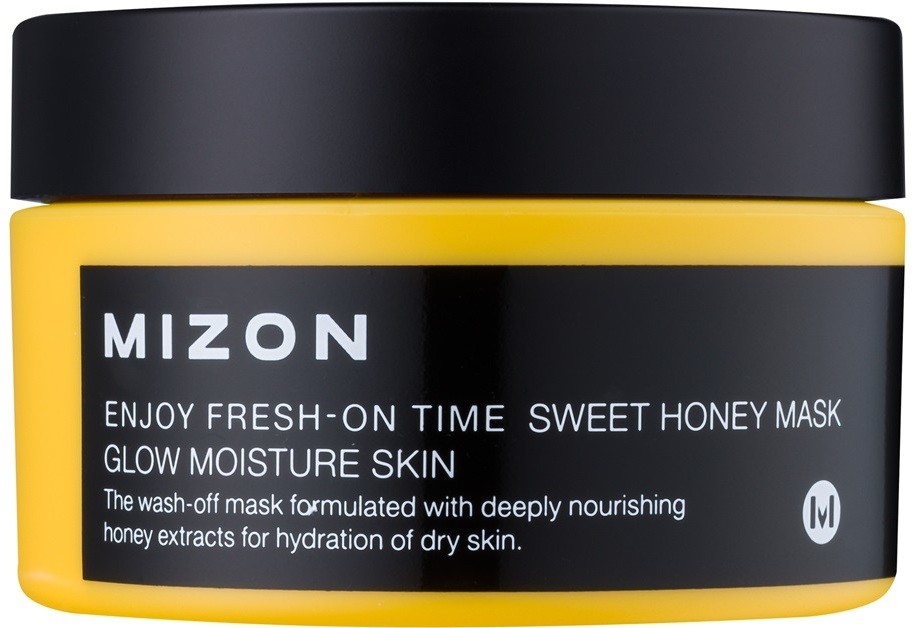 Mizon Enjoy Fresh-On Time bőrélénkítő és hidratáló maszk mézzel száraz bőrre  100 ml