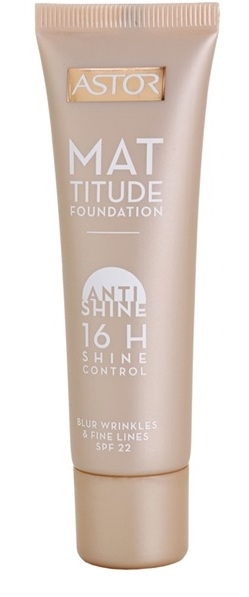 Astor Mattitude Anti Shine mattító make-up árnyalat 101 (Rosé Ivory) 30 ml