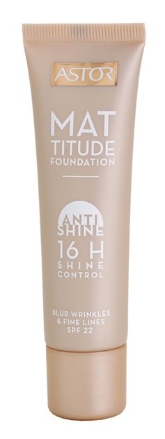 Astor Mattitude Anti Shine mattító make-up árnyalat 200  30 ml