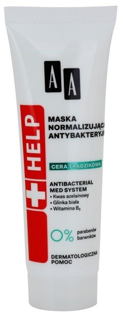 AA Cosmetics Help Acne Skin antibakteriális normalizáló maszk  40 ml