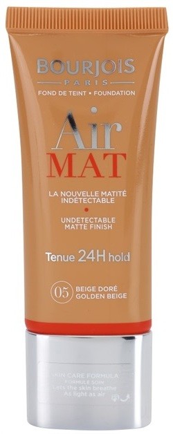 Bourjois Air Mat mattító make-up árnyalat 05 Golden Beige 30 ml