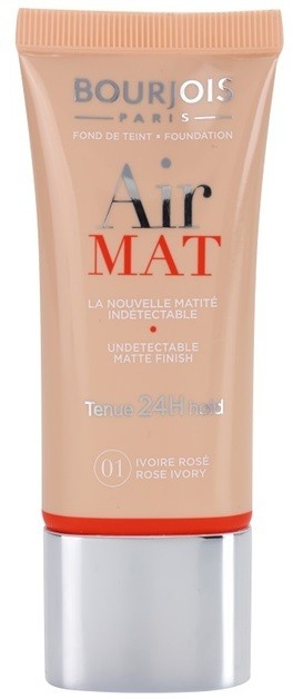 Bourjois Air Mat mattító make-up árnyalat 01 Rose Ivory 30 ml