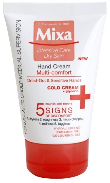 MIXA Multi-Comfort tápláló hidratáló krém kézre  50 ml
