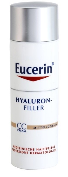 Eucerin Hyaluron-Filler CC krém a mély ráncok ellen SPF 15 árnyalat Medium Dark 50 ml