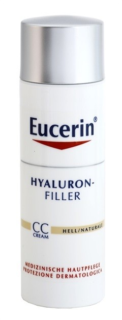 Eucerin Hyaluron-Filler CC krém a mély ráncok ellen SPF 15 árnyalat Light/Natural 50 ml