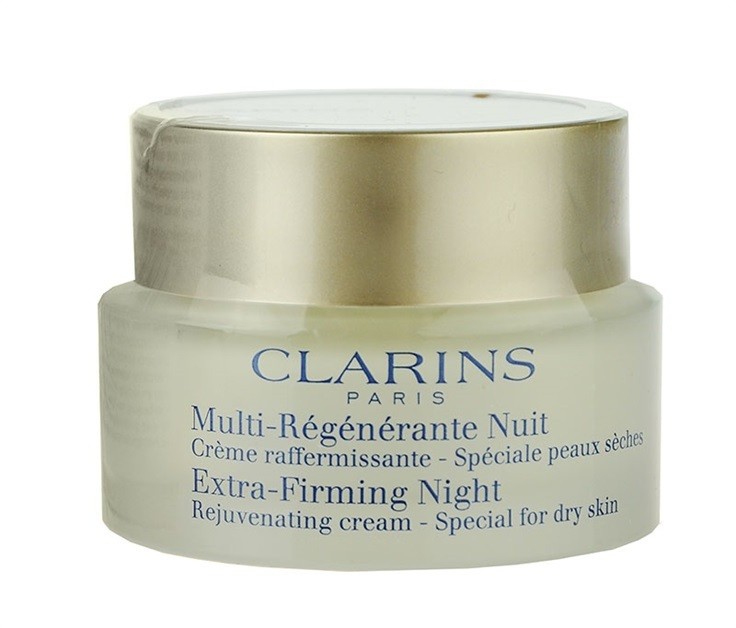 Clarins Extra-Firming éjszakai feszesítő és ránctalanító krém száraz bőrre  50 ml