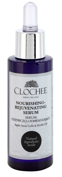 Clochee Simply Organic tápláló szérum fiatalító hatással  30 ml
