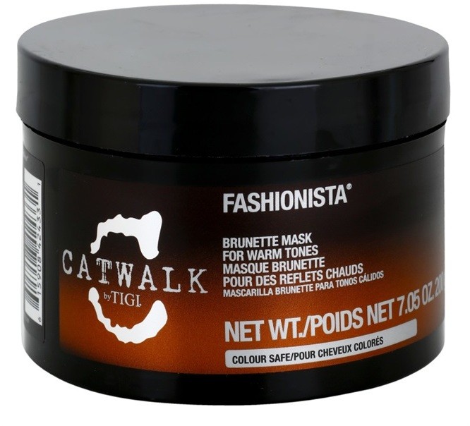 TIGI Catwalk Fashionista hajmaszk meleg-barna árnyalatokra  200 g