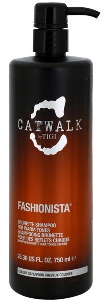 TIGI Catwalk Fashionista sampon a barna haj meleg árnyalataihoz  750 ml