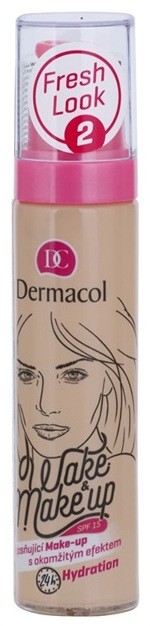 Dermacol Wake & Make-Up élénkítő make-up azonnali hatással árnyalat 2 (SPF 15) 30 ml