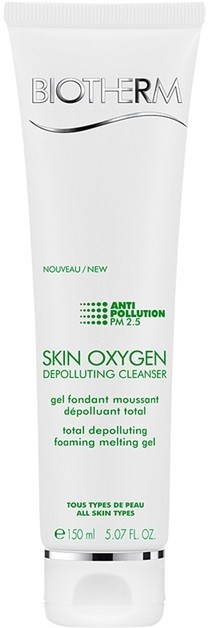 Biotherm Skin Oxygen Depolluting Cleanser tisztító gél  150 ml