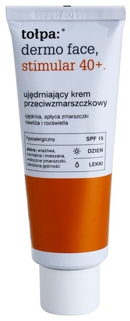 Tołpa Dermo Face Stimular 40+ gyengéd feszesítő krém SPF 15  40 ml