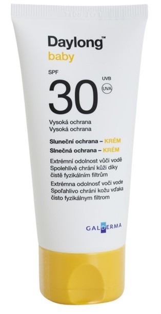 Daylong Baby minerális védőkrém az érzékeny bőrre SPF 30 vízálló  50 ml