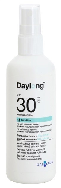 Daylong Sensitive védő gél-spray a zsíros és érzékeny bőrre SPF 30  150 ml