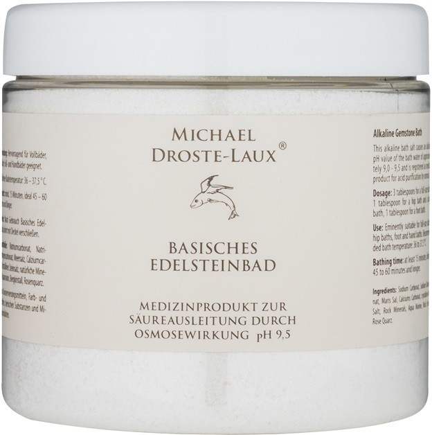 Michael Droste-Laux Basiches Naturkosmetik alkalikus fürdősó pH 9,0 - 9,5  900 g