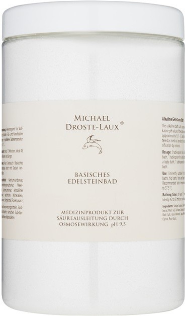 Michael Droste-Laux Basiches Naturkosmetik alkalikus fürdősó pH 9,0 - 9,5  1600 g