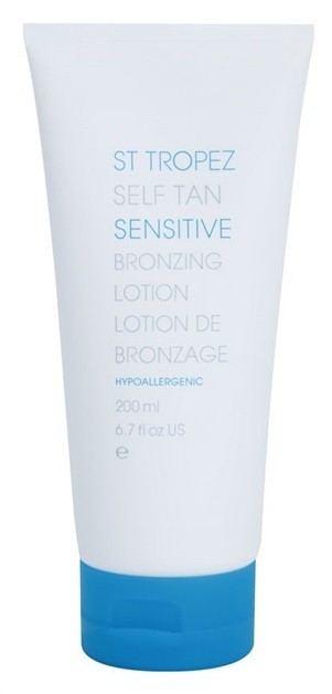 St.Tropez Self Tan Sensitive Bronz testápolótej az érzékeny bőrre  200 ml