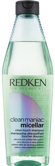 Redken Clean Maniac Micellar tisztító sampon szilikonmentes és szulfátmentes  300 ml