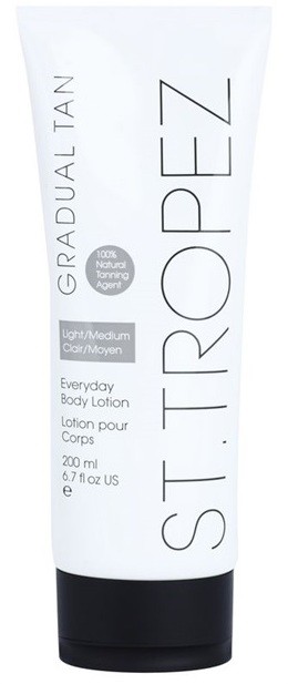 St.Tropez Gradual Tan Classic hidratáló testápoló tej a fokozatos barnulásért árnyalat Light/Medium 200 ml