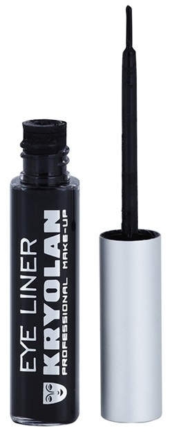 Kryolan Basic Eyes szemhéjtus applikátorral árnyalat Black  6 ml