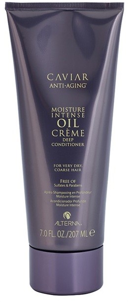 Alterna Caviar Moisture Intense Oil Creme hidratáló kondicionáló nagyon száraz és durva hajra  207 ml