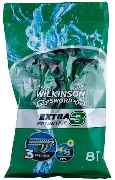 Wilkinson Sword Extra 3 Sensitive eldobható borotvák  8 db
