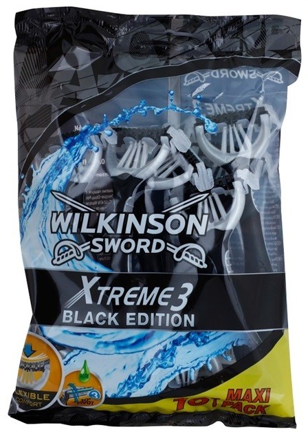 Wilkinson Sword Xtreme 3 Black Edition eldobható borotva 10 db