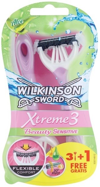 Wilkinson Sword Xtreme 3 Beauty Sensitive eldobható borotvák  4 db