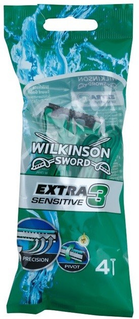 Wilkinson Sword Extra 3 Sensitive eldobható borotvák  4 db