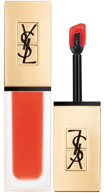 Yves Saint Laurent Tatouage Couture ultra mattító folyékony ajakrúzs árnyalat 17 Unconventional Coral - Vibrant Tangerine 6 ml