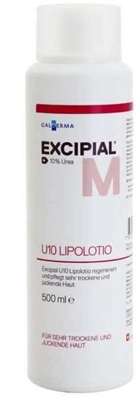 Excipial M U10 Lipolotion tápláló testápoló tej a száraz és érzékeny bőrre   500 ml