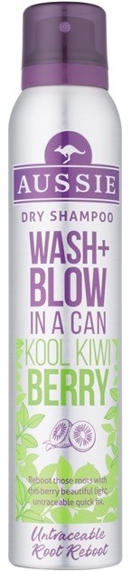 Aussie Wash+ Blow Kool Kiwi Berry száraz sampon  180 ml