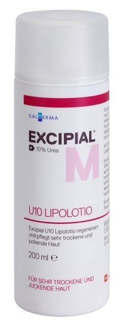 Excipial M U10 Lipolotion tápláló testápoló tej a száraz és érzékeny bőrre   200 ml