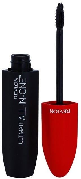 Revlon Cosmetics Ultimate All-In-One™ dúsító, hosszabbító szempillaspirál, mely szétválasztja a pillákat árnyalat 502 Black 8,5 ml