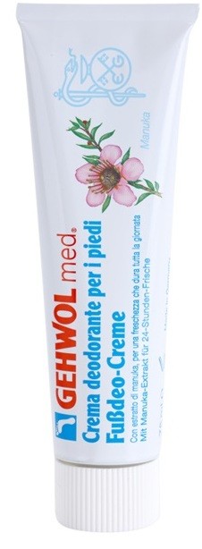 Gehwol Med intenzív dezodor krém a hosszantartó védelemért lábakra  75 ml